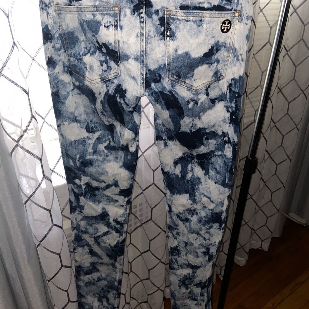 Tory Burch Acid Tye-dye Denim Jeans